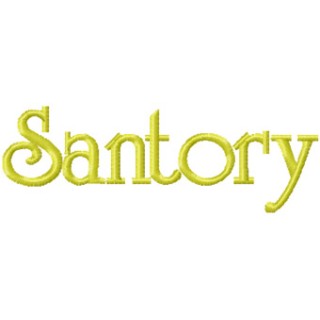 Santory Logo embroidery design - Embroidery Design