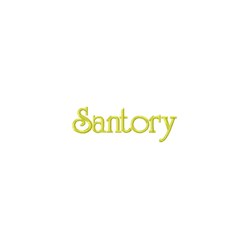 Santory Logo Stitching Pattern for Brand Identity