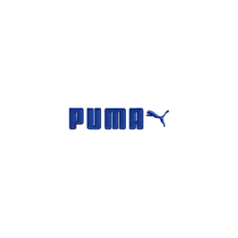 Puma Logo Stitching Pattern for Brand Embroidery