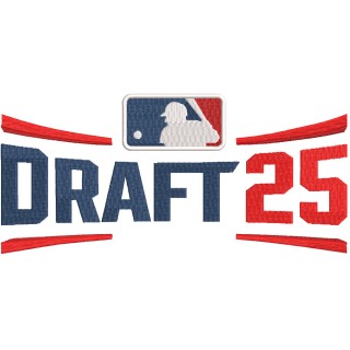 MLB Draft 2025 Primary Logo embroidery design - Embroidery Design