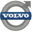 Volvo Logo Stitching Pattern for Brand Identity