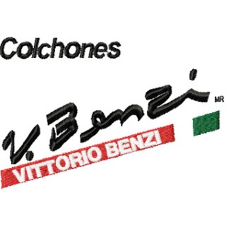Vittorio Benzi Logo embroidery design - Embroidery Design