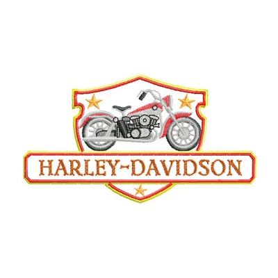 Harley Davidson Logo Stitching Pattern for Riders