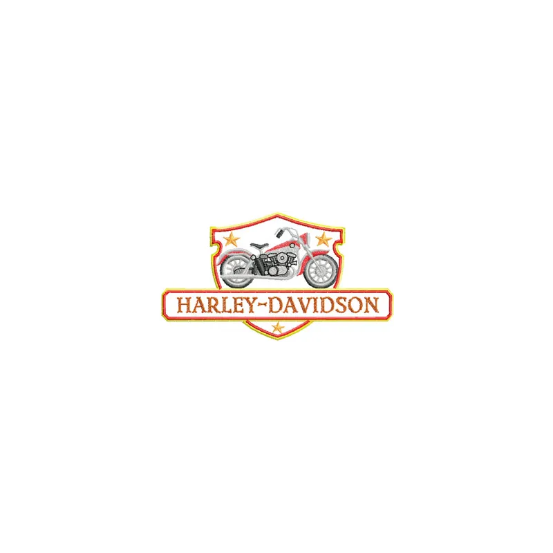Harley Davidson Logo Stitching Pattern for Riders