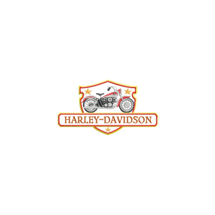 Harley Davidson Logo embroidery design - Embroidery Design