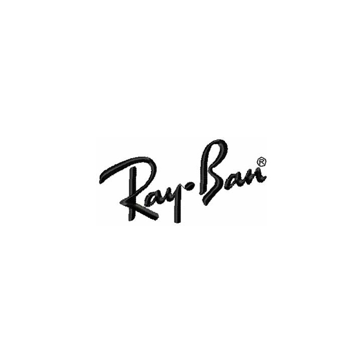 Ray-Ban Logo embroidery design - Embroidery Design