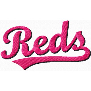 Cincinnati Reds Script Logo embroidery design - Embroidery Design
