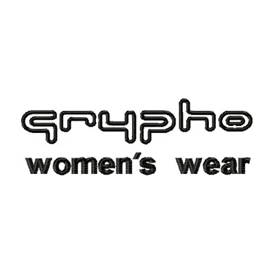 Grypho Womenswear Logo Stitching Pattern