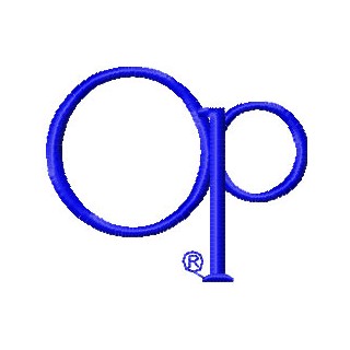 Op Logo embroidery design - Embroidery Design