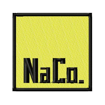 NaCo Logo Stitching Pattern for Brand Identity