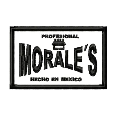 Morales Hecho En Mexico Logo Stitching Pattern