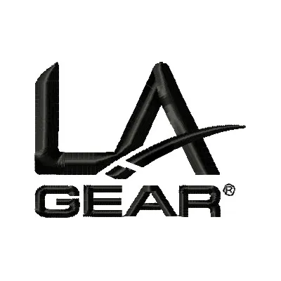 LA Gear Logo Stitching Pattern for Brand Identity