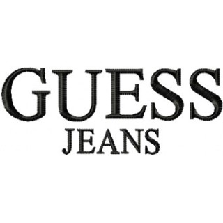Guess Jeans Logo embroidery design - Embroidery Design