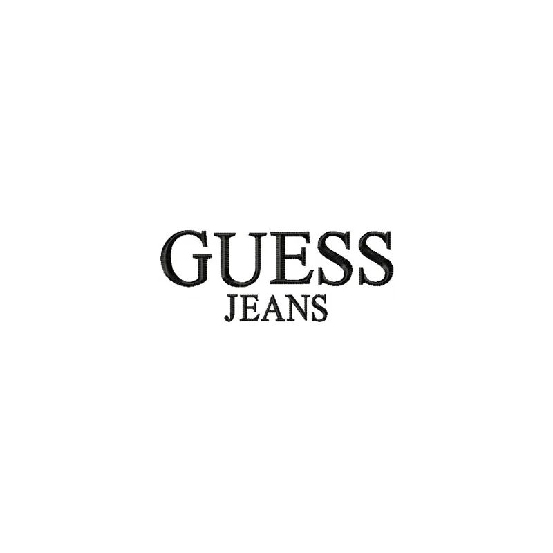 Guess Jeans Logo Stitching Pattern for Brand Enthusiasts