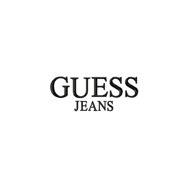 Guess Jeans Logo embroidery design - Embroidery Design