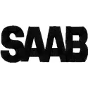 SAAB Logo Stitching Pattern for Brand Identity