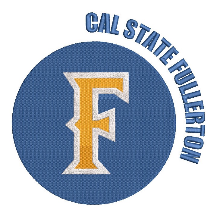 Cal State Fullerton Titans Alternate logo 1992 embroidery design - Embroidery Design