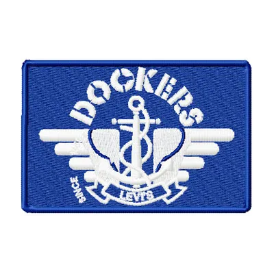 Dockers Logo Stitching Pattern for Brand Identity