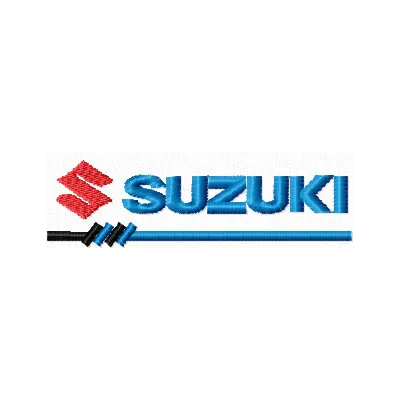 Suzuki Logo Embroidery Pattern for Brand Stitching