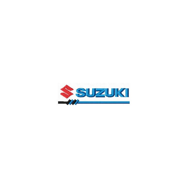 Suzuki Logo Embroidery Pattern for Brand Stitching