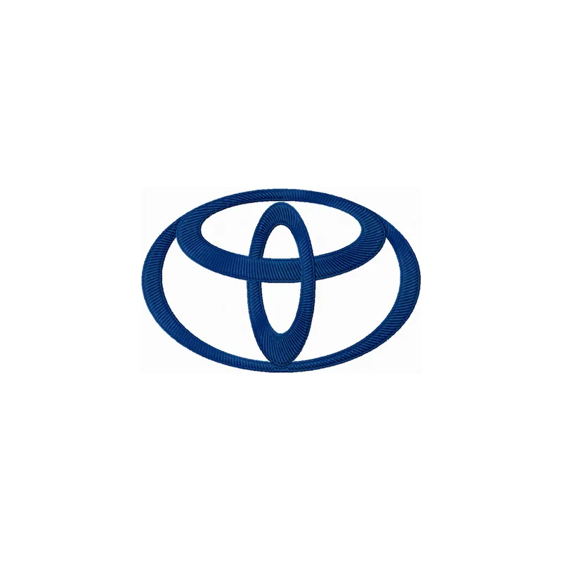 Toyota Logo Stitching Pattern for Brand Enthusiasts