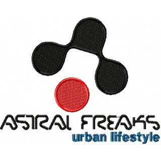 Astral Freaks Logo embroidery design - Embroidery Design