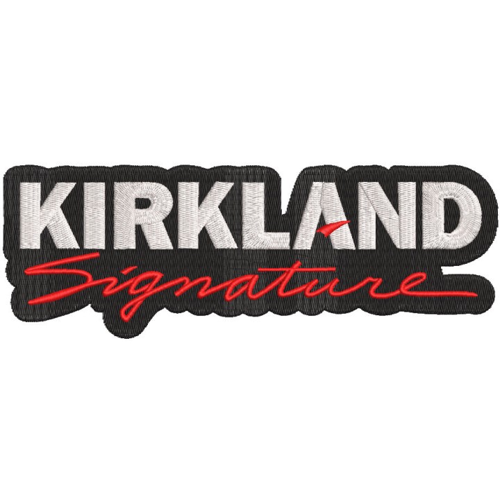 Kirkland Signature logo embroidery design - Embroidery Design