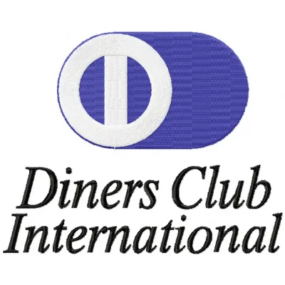 Diners Club International Logo Stitching Pattern