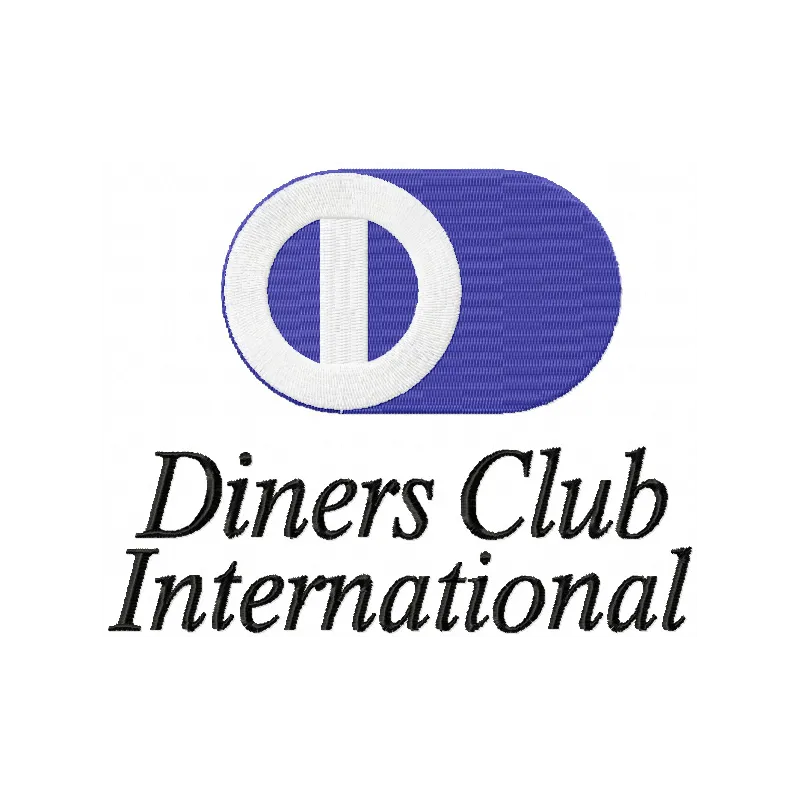 Diners Club International Logo Stitching Pattern