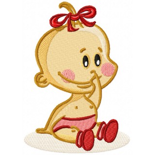 Cute Baby embroidery design - Embroidery Design