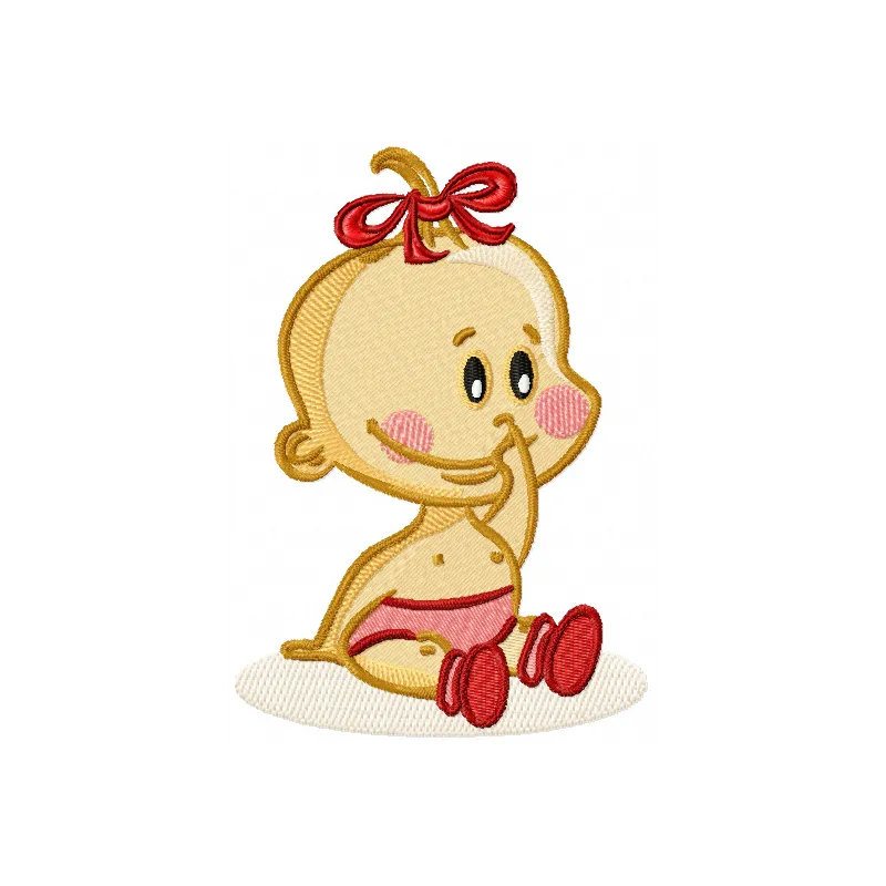 Cute Baby Embroidery Design - Sweet Nursery Motifs