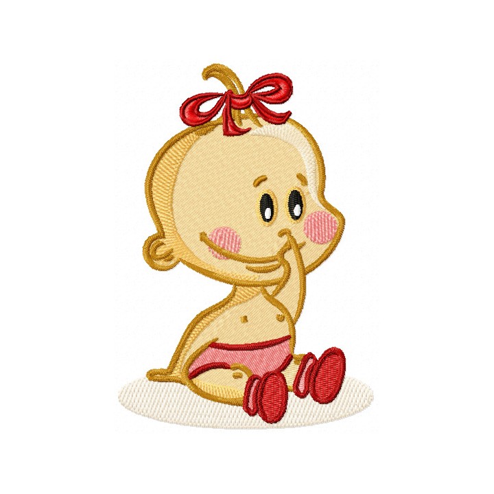 Cute Baby embroidery design - Embroidery Design