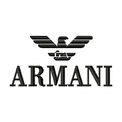 Armani Logo Stitching Pattern for Brand Identity