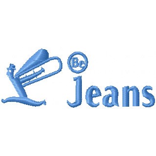 Be Jeans Logo embroidery design - Embroidery Design