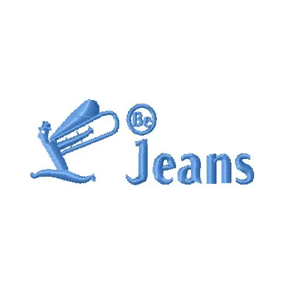 Be Jeans Logo Stitching Pattern for Brand Identity
