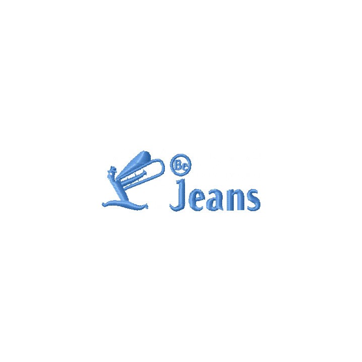 Be Jeans Logo embroidery design - Embroidery Design