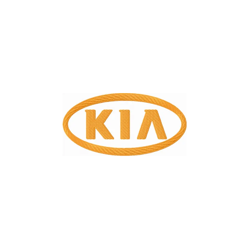 KIA Logo Stitching Pattern for Brand Identity