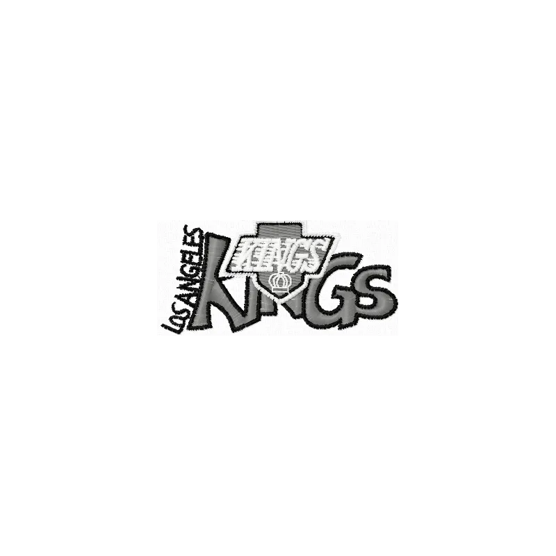 Los Angeles Kings Logo Stitching Pattern