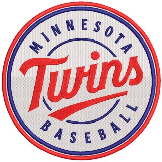 Minnesota Twins baseball logo embroidery design - Embroidery Design