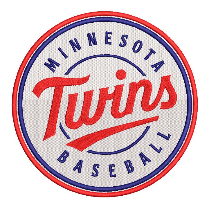 Minnesota Twins baseball logo embroidery design - Embroidery Design