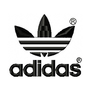 Adidas Logo embroidery design - Embroidery Design