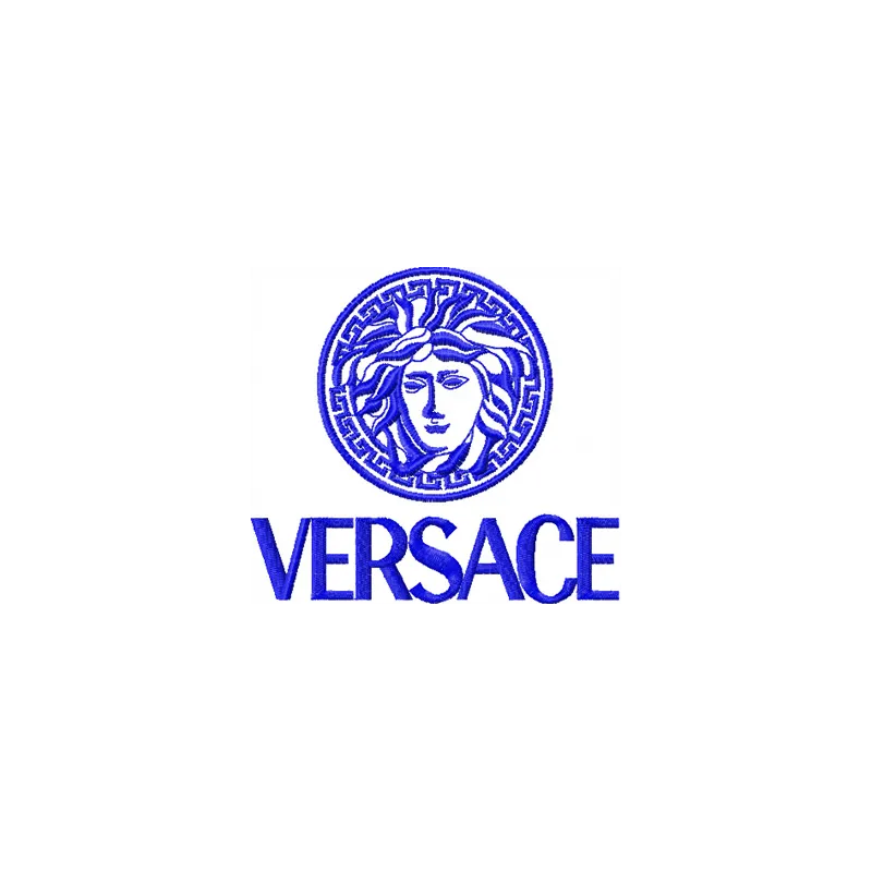 Versace Logo Stitching Pattern for Brand Identity