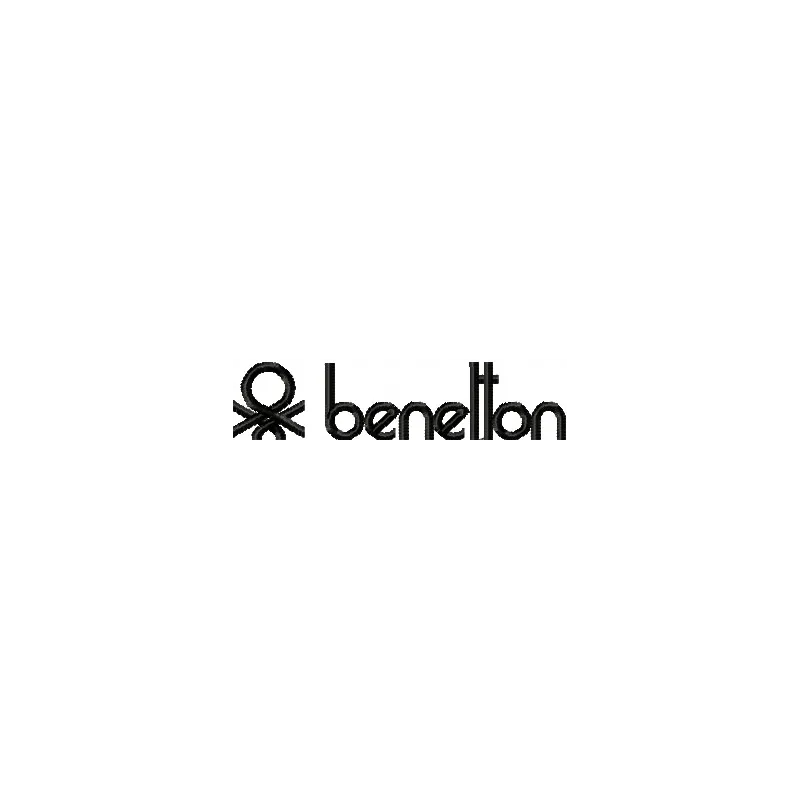 Benetton Logo Stitching Pattern for Brand Identity