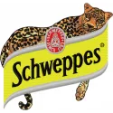 Schweppes Logo Stitching Pattern for Brand Identity