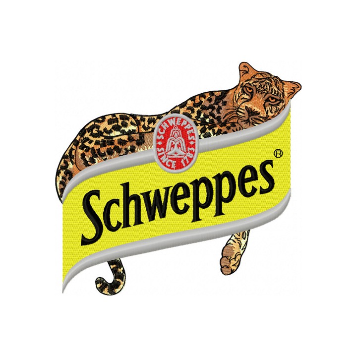 Schweppes Logo  embroidery design - Embroidery Design