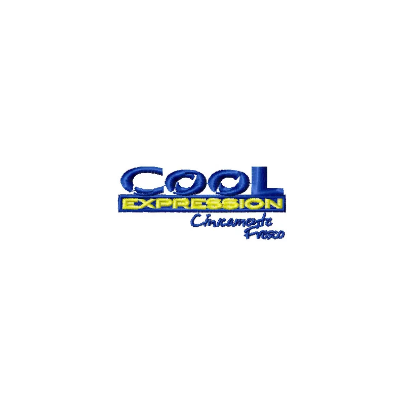Cool Expression Logo Stitching Pattern for Brands