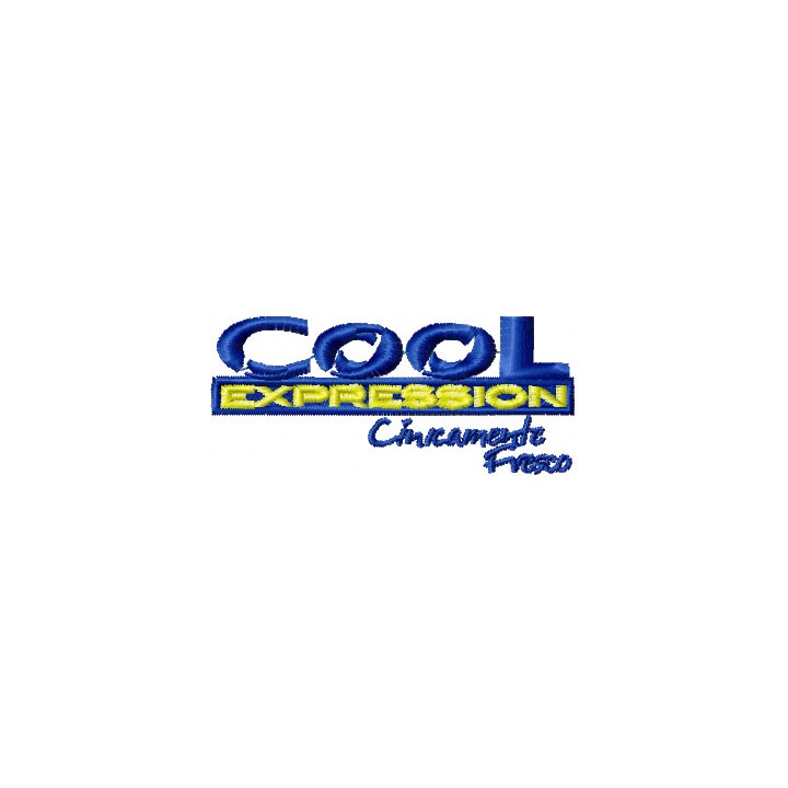 Cool Expression Logo embroidery design - Embroidery Design