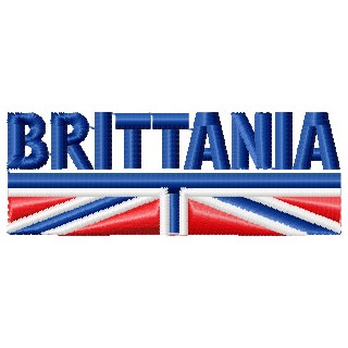 Brittania Logo embroidery design - Embroidery Design