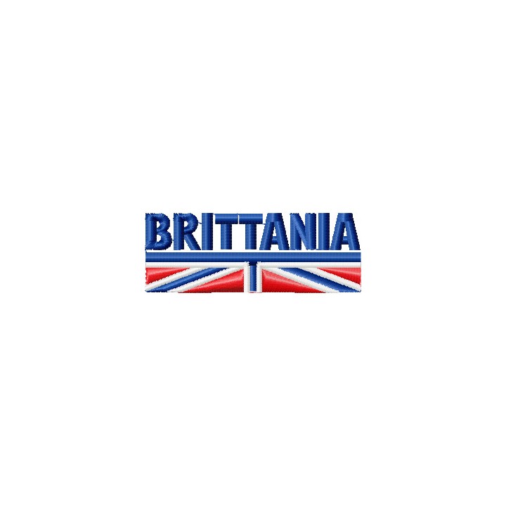 Brittania Logo embroidery design - Embroidery Design