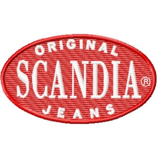 Scandia Jeans Logo  embroidery design - Embroidery Design